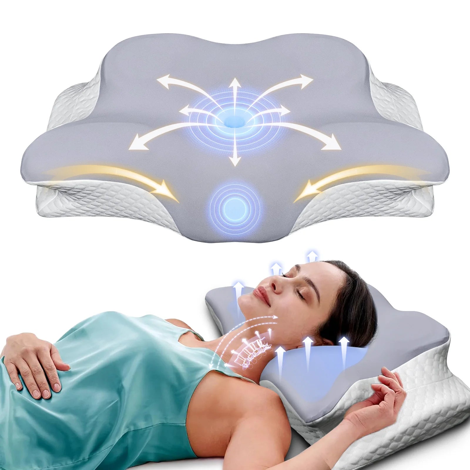 Soltreck Memory Foam Cervical Pillow